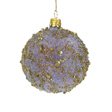 Purple & Gold Crystal Bauble