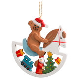 Teddy on Rocking Horse