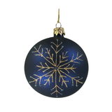 Blue and Gold Snowflake