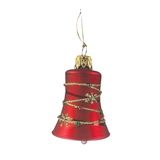 Red with Glitter Garland Bell