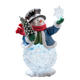 Snowman's Snowflake Music Box