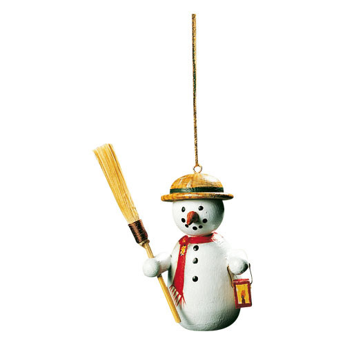 Snowman With Broom