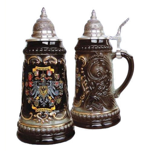 German Crests Beer Stein