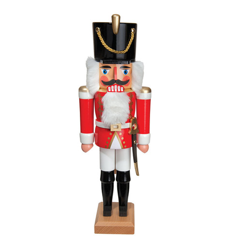 Hussar Red with Rifle 14" Nutcracker