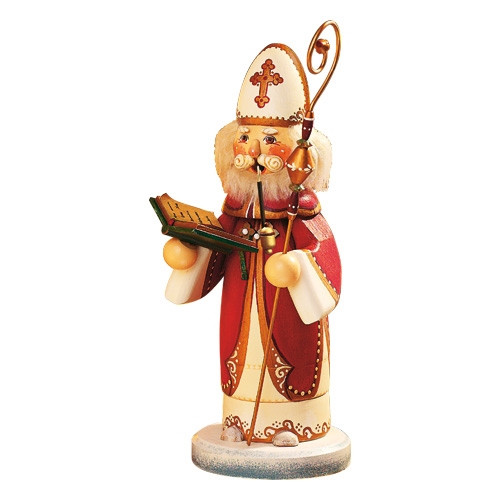 Saint Nicholas with Book and Staff