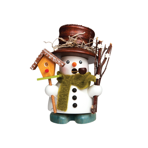 Snowman with Aviary