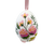 Easter Egg White with Flowers - Light Pink Front