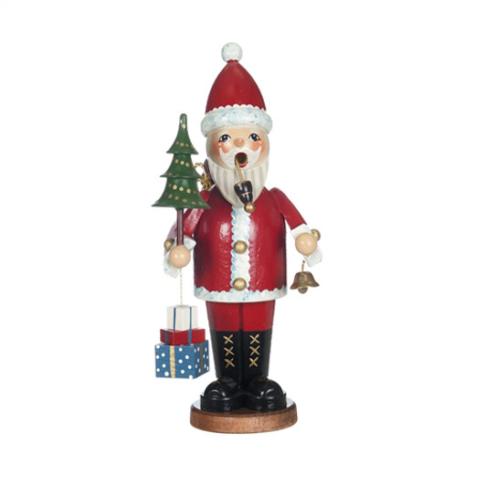 Santa Claus with Tree and Gift Boxes