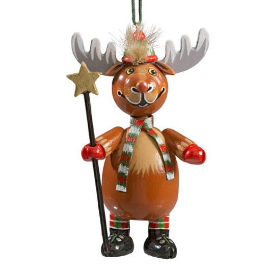 Reindeer with Stripped Scarf