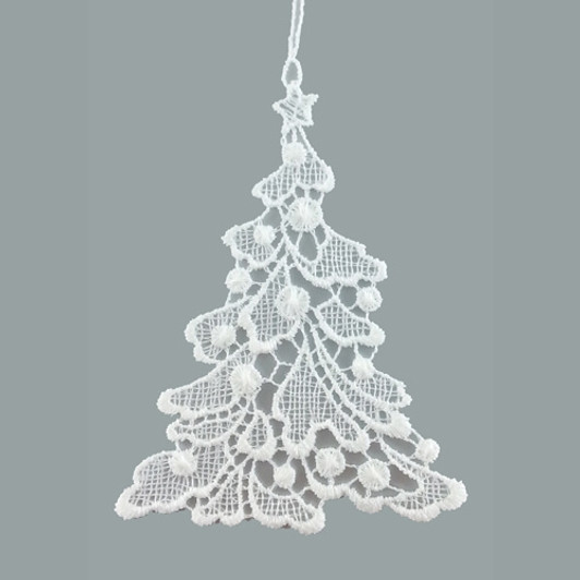 Christmas Tree Linen Ornament