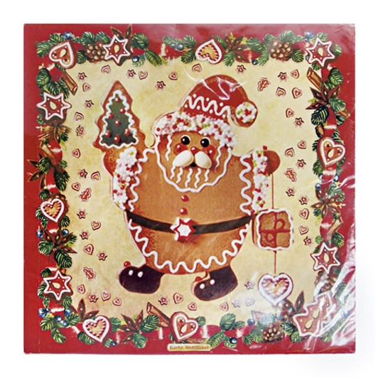 Santa Gingerbread Napkins