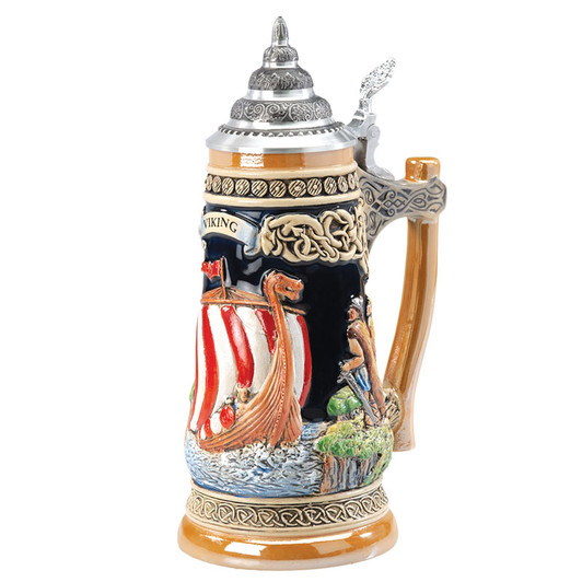 Viking Ship Beer Stein