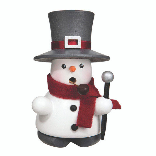 Snowman with Walking Stick