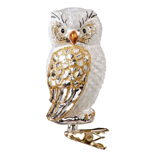 Gold and White Owl