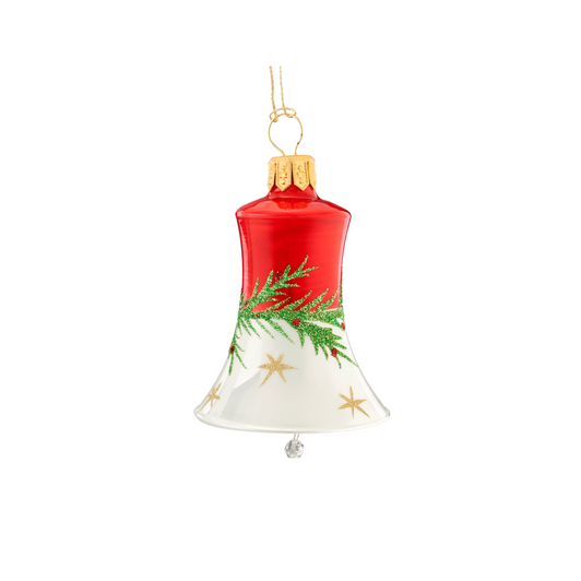 Red & White with Garland Bell