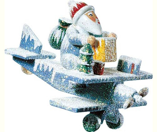 Santa on Plane