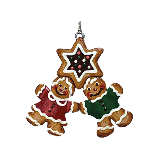 Gingerbread Couple with Star