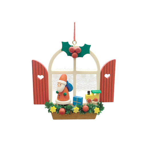 Window with Santa Claus