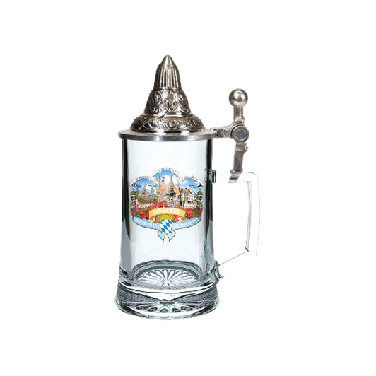 Glass Eagle Beer Stein