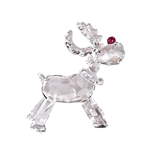 Standing Reindeer with Red Nose