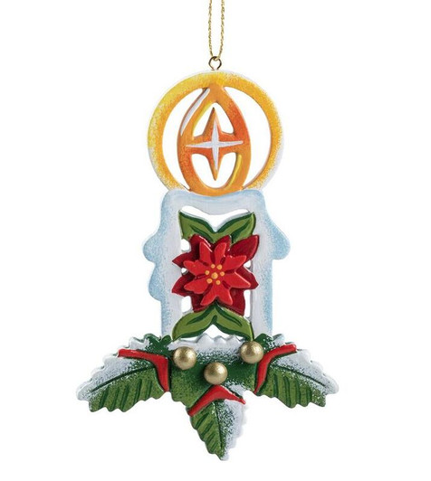 Colorful Christmas Advent Candle