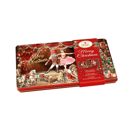 Nutcracker Ballet Chocolate Tin front
