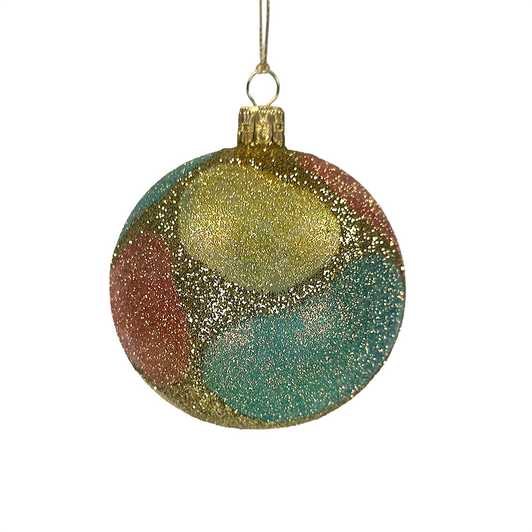 Primary Color Glitter Bauble