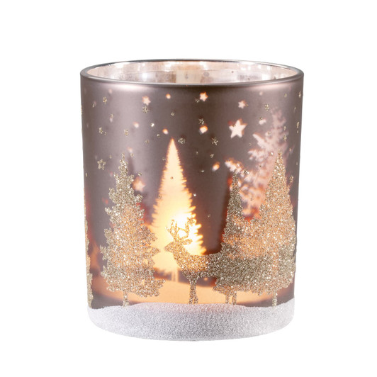 Dear in the Forest Candleholder Medium
