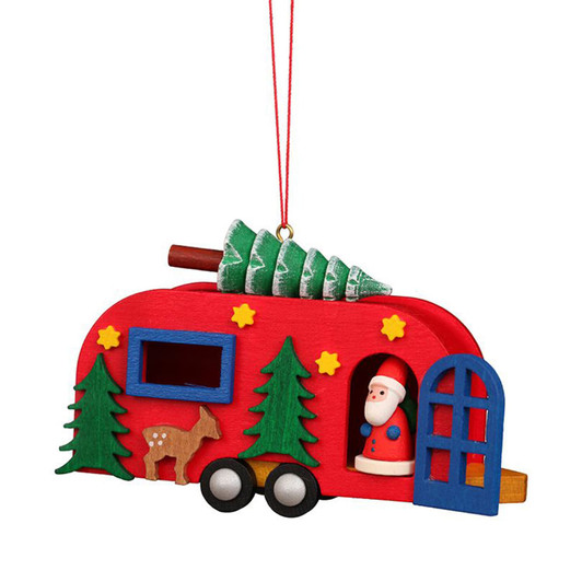 Father Christmas in Caravan