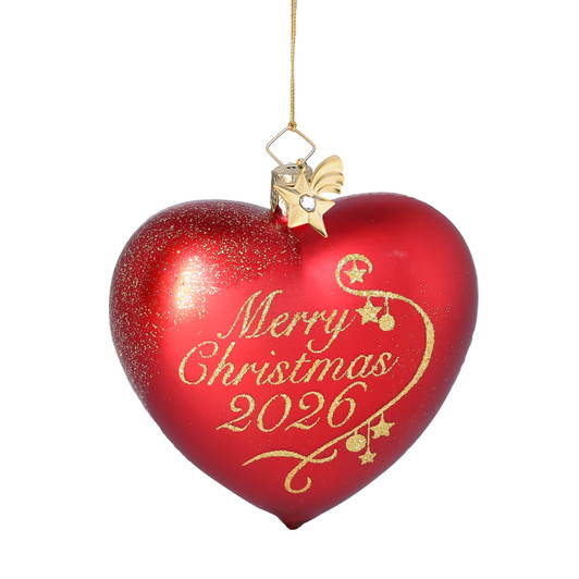 2026 Merry Christmas Heart