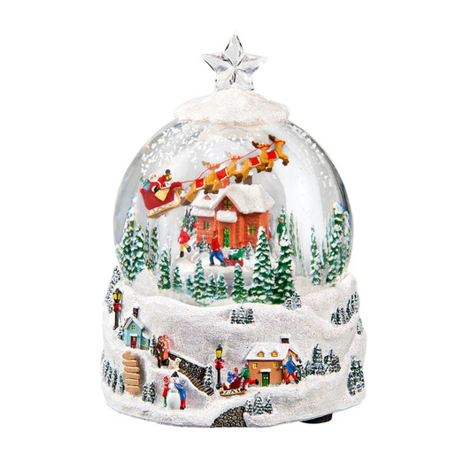 Cheerful Holidays Snow Globe