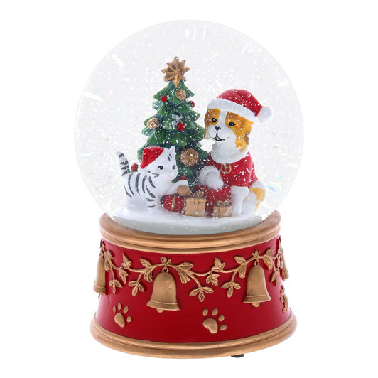 Christmas Friends Snow Globe