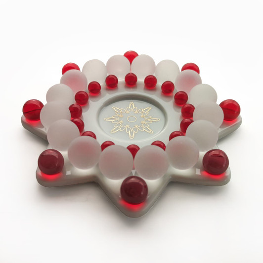 Beaded Glass Star Aura