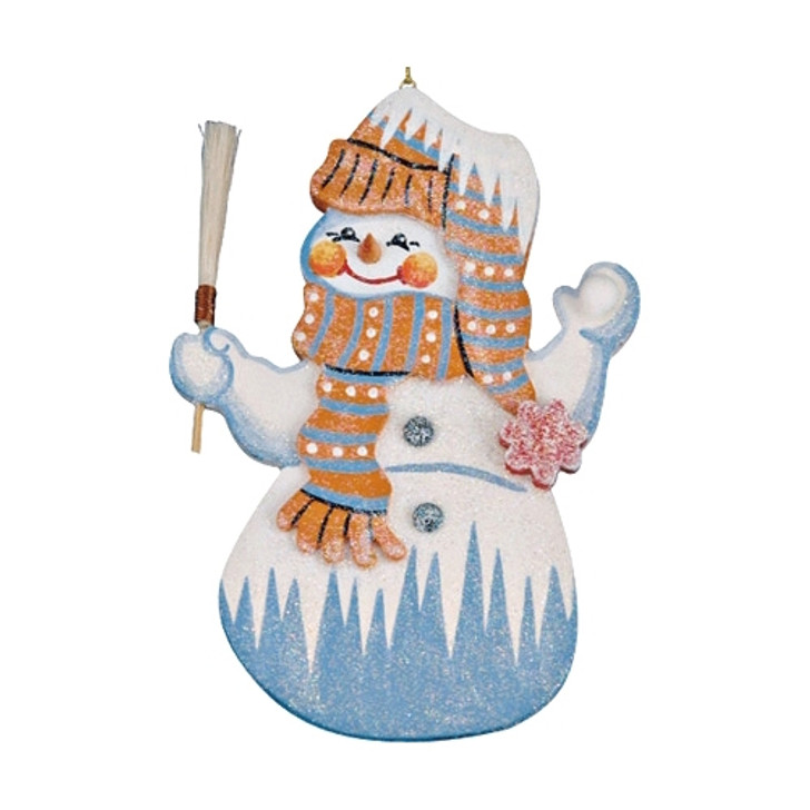 Frosty Snowman with Broom