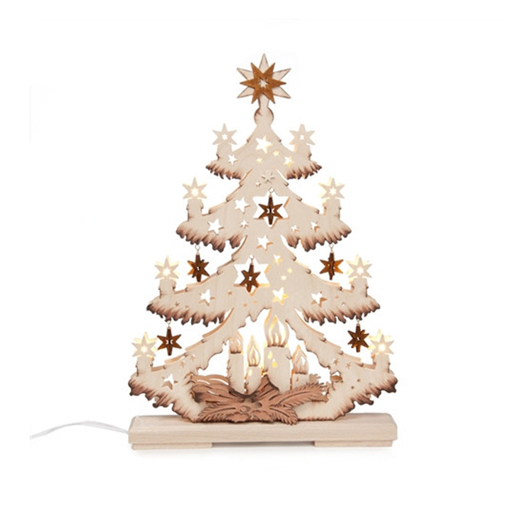 Tree with Brown Stars