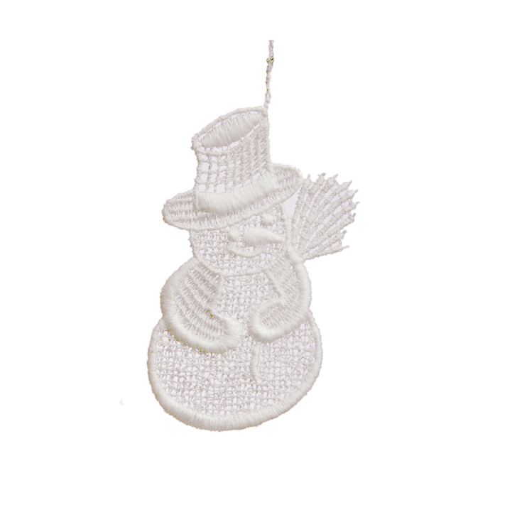 Embroidered Snowman