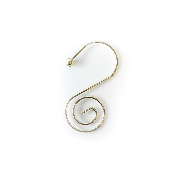 Gold Ornament Hangers Individual
