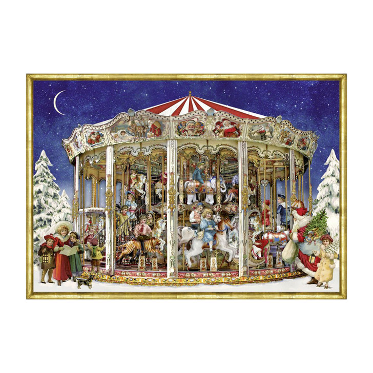 Nostalgic Christmas Carousel Advent Calendar