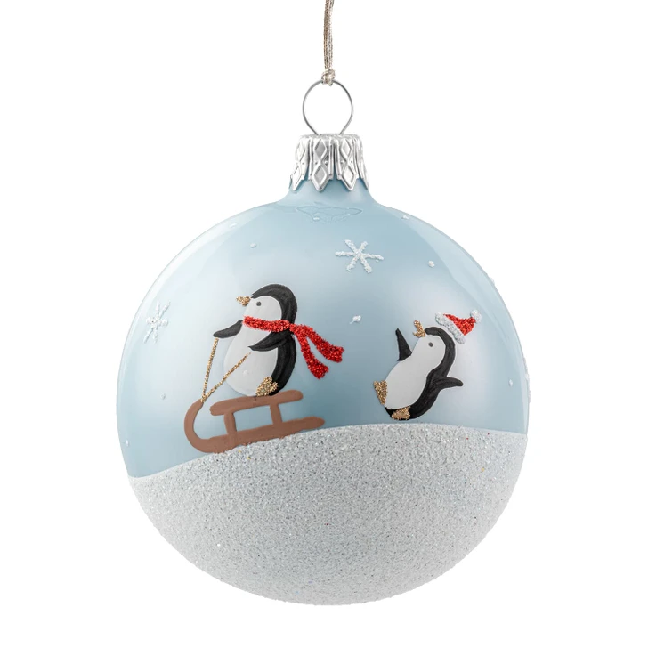 Penguins on Sleigh
