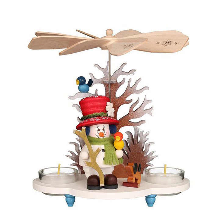 Dwarf Snowman, Tealight Pyramid