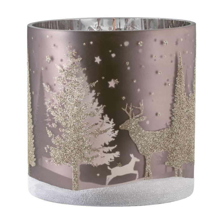 Dear in the Forest Candleholder Large