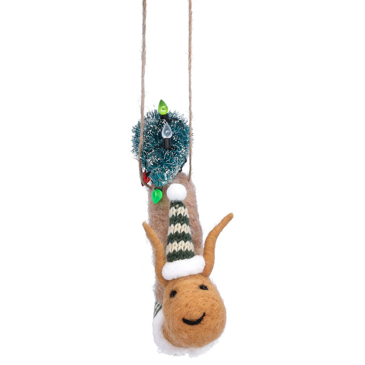 Felt Snail with Tree