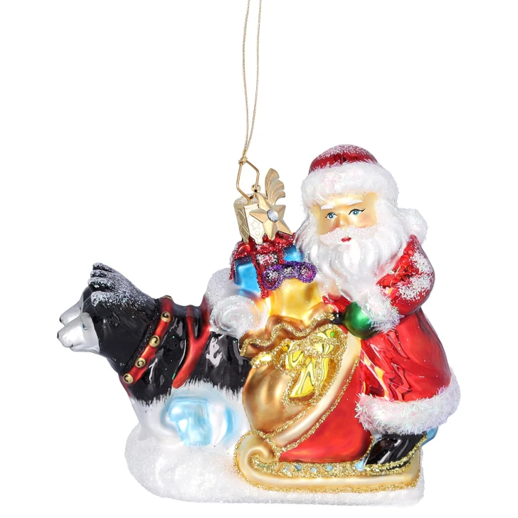 Dog Sled Santa