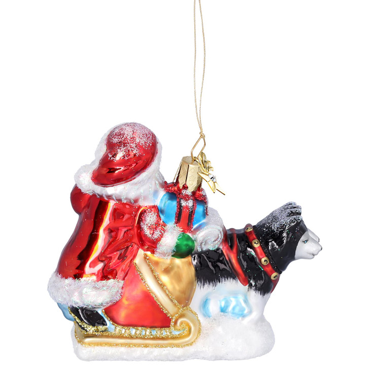 Dog Sled Santa