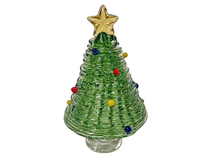 Mini Green Glass Tree