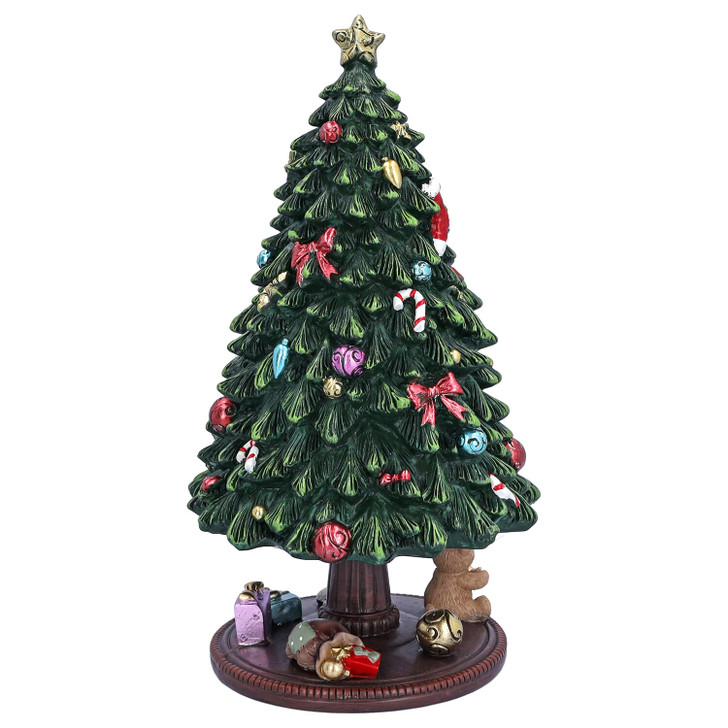 Festive Christmas Tree Music Box
