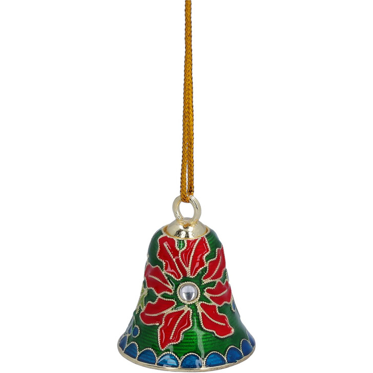 Bell with Poinsettia