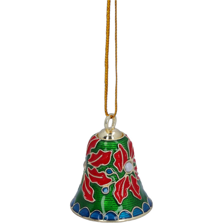 Bell with Poinsettia
