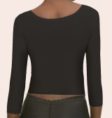 Plush 2-inch elastic band below the bust-line ensures a snug fit and prevents garment slippage during recovery.​