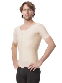 Isavela Male Compression Body Suit - No Sleeves - Below Knee